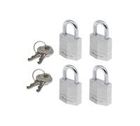 Master Lock P55992 Cadenas fermeture universelle argent avec serrure à clé