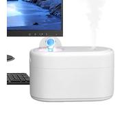 Petits humidificateurs pour chambre à coucher Humidificateur silencieux | Diffuseur d'aromathérapie avec 2 vitesses et design astronaute pour maison, hôtel, bureau et voyage