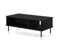 Petits-meubles Table Basse Woody 110 cm - Noir Mat | Bim Furniture - ref. 5903769741786 - 5903769741786 - Noir - Materiaux mixtes