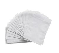 Petits sachets plats papier blanc, 100 pièces: pochette cadeau graines, friandises, bijoux, alimentaires, sac à remplir, mariage, baptême, anniversaire, emballage DIY personnalisé, 15 x 10,5 cm