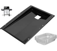 PETKAO Bac à Graisse et revêtement en Aluminium Pièces de Rechange pour barbecues Weber Spirit 300 Series