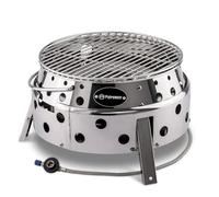 Petromax Barbecue à gaz Atago avec mécanisme de pliage et allumage piézoélectrique - Idéal pour le camping et les déplacements - Compatible avec cartouche de gaz standard