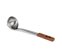 Petromax Louche 30 cm - Louche en acier inoxydable avec manche en bois de | Louche à soupe robuste avec bec verseur, idéale pour le camping, la cuisine en plein air et les ragoûts