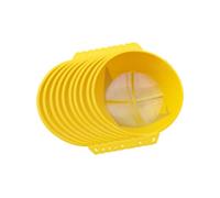 PETSOLA 10 Pièces Filtre à Peinture Passoire Réutilisable Tamis Entonnoir Manuel Fine Portable Entretien Simple Conception En Pp Convient pour, L