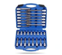PETSOLA 30 Pièces Jeu D'embouts et Douilles Professionnel Coffret D'embouts Vissage Compact ouille pour Bricoleurs