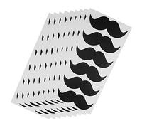 PETSOLA 9 X 6pcs Black Board Adhésif Vinyle Moustache Autocollant Stickers Art DIY Artisanat Décor