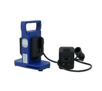 PETSOLA Adaptateur Piles Portable Format Compact Convertisseur Piles Portable Protection Contre la Surcharge Convertisseur Outils sans Fil
