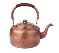 PETSOLA Billoire Bec Verseur Traditionnel | Traditionnelle, Billoire En Cuivre, Artinal, Théière Poignée, pr Cuisine, 5L, Induction Épaisse
