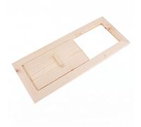 PETSOLA Bouche D'entrée D'air En Bois Réglable Ventilation de Sauna En Bois sans Odeur pour Hammam