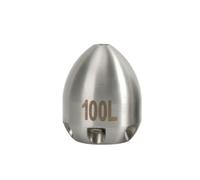 PETSOLA Buse de Curage Égout Embout Nettoyage Canalisation Tuyau Jet Concentré Débouchage Design Ovoïde Maniable Raccord G1/2 Antifuite Acier Inoxydable, 100L