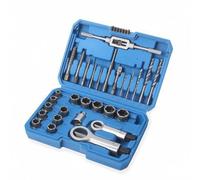 PETSOLA Coffret D'extracteurs Vis et Écrous Robuste Valise Rangement Polyvalent Outils pour Bricoleurs, Garage, Atelier, Bleu