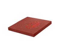 PETSOLA Coussin de Sol Carré pour Adultes et Enfants Coussin Décoratif Rembourré Coussin de Méditation Confortable Coussin de Siège Multifonction en Coton et, Rouge Foncé