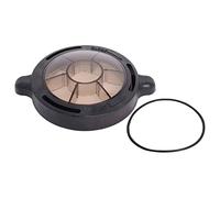 PETSOLA Couvercle de Crépine de Pompe de Piscine, Accessoire de Pompe de Piscine, Couvercle de Crépine Fileté Au Sol Pratique de Remplacement 72743 pour Pompe, avec Boucle