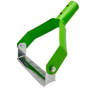 PETSOLA Désherbeur avec Fer Triangulaire Compact Désherbeur Manuel Ergonomique Grattoir à Mauvaises Herbes pour Jardiniers, Vert
