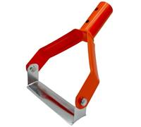 PETSOLA Désherbeur avec Fer Triangulaire Compact Désherbeur Manuel Ergonomique Grattoir à Mauvaises Herbes pour Jardiniers, Orange