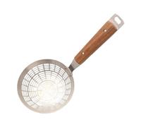 PETSOLA Écumoire Cuillère à Filtrer Passe-bouillon pour Friture Louche de Cuisine En Acier Inoxydable avec Trou D'Accrochage Approprié pour Cuire Les Boulett, Petit