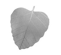 PETSOLA Filtre à Thé Passoire Infuseur Passoire Grille Fine Acier Inoxydable Design Feuille Prévu pour Bureau Salon Cuisine Cadeau Collection, S
