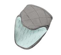 PETSOLA Gant de Cuisine Résistant à La Chaleur Antidérapant Multifonction Protection Four Lavable pour Micro-ondes Gril Barbecue Boulangerie 15cmx16cm Adapté, Bleu Clair
