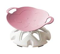 PETSOLA Kids Chaise Pivotante Sensorielle Jeu Rotatif pour Enfants Siège Pivotant PP Détente Sensorielle Coordination Convient à Enfants Dès 3 Ans, Rose