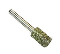 PETSOLA Le Diamant A Enduit La Meuleuse Abrasive De Cylindre De Points Montée Par Tête De Fraise Avec La Tige De 6mm - Dia De 6/8/10 / 12mm à Choisir - 10mm