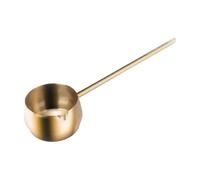 PETSOLA Mini Casserole Mini Pot à Soupe En Acier Inoxydable Tasse à Sauce avec Bec Verseur Manche Bol à Condiment Multifonctionnel Convient pour Cuisi, or
