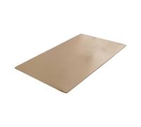 PETSOLA Nappe Protège-Table Moderne Couvre-Table Rectangulaire en Cuir PU Imperméable et Résistant à La Chaleur avec Ajustement Élastique Adaptée pour La Déc, Café Léger, 70cmx120cm