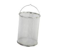 PETSOLA Panier à Friture En Acier Inoxydable, Passoire à Pâtes Ronde En Fil Métallique, Passoire à Filet pour La Cuisson Des Raviolis, 18 cm