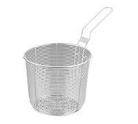 PETSOLA Panier de Friture avec Poignée Panier Rond Grillagé INOX Multifonction Passoire Égouttoir Adapté pour Repas Familial Cuisine Restaurant Barbecue Campi, 13,5 CM