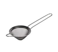 PETSOLA Passoire Fine Tamis Métal Filtre Crépine Inox avec Manche Long Adaptée à La Filtration Thé Café, Noir