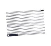 PETSOLA Perche D'Extension Télescopique Manche de Peinture Rallonge Sécable Tige Polyvalente Conception Démontable et Robuste Adapté pour Peinture et Nettoya, 3.6 M