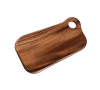 PETSOLA Planche à Découper En Bois, Billot de Découpe, Planche de Service, Petite Planche à En Bois, Planche à Pizza, à Fromage et à Légumes, Walnut L