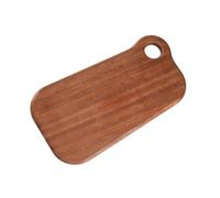 PETSOLA Planche à Découper En Bois, Billot de Découpe, Planche de Service, Petite Planche à En Bois, Planche à Pizza, à Fromage et à Légumes, Ebony L