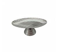 PETSOLA Plateau de Rangement Décoratif Plateau Coupelle Corbeille Design Ovale Texturé avec Base Surélevée pour Stabilité et Relief Visuel Adapté pour Service, Grand