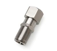 PETSOLA Raccord Anti-Anti-Vrillage Raccord Rotatif Pivotant Connecteur Tuyau pour Lavage Auto, INOX, G3/8 Intérieur Et Extérieur Bouche Plate, Anti-enchevêtrement