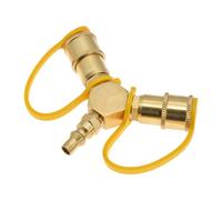 PETSOLA Raccord Rapide en Y pour Tuyau de 1/4" pour/Camping/Barbecue/Chauffage/remorque