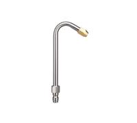 PETSOLA Rallonge de Nettoyeur Haute Pression Lance Compacte Corps Métal Étanche Embout Robuste Fixation Rapide Hexagonale Adaptée au Lavage de Voiture, Buse Coudée en U, Version Courte 155mm