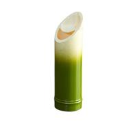 PETSOLA Récipient Japonais En Porcelaine pour Saké et Thé Design Raffiné avec Motif Bambou Parfait pour Usage Domestique et Professionnel, Vert