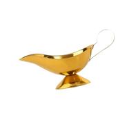 PETSOLA Saucière Gravy Boat Récipient Inox pour Sauces Variées Bol Design Original Résistant Facile à Adaptée à Dégustation Service à Table, 14.5x8cm