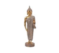 PETSOLA Statuette Bouddha bout Décoratif Statue Bouddha Morne Piéstal pour Bureau, Modèle Moyen, Bouddha Debout C, Modèle Moyen L 7cm L 6cm H 24cm