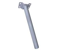 PETSOLA Support de Fixation D'extension pour Poteau D'éclairage Public, Bras de Montage Extérieur, Support D'installation pour Lampadaire sur Arbr, Blanc