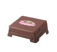 PETSOLA Tabouret avec Rangement Ergonomique Tabouret à Genoux Amovible Meuble, Une Fleur De Lotus Améliorée