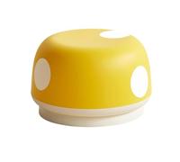 PETSOLA Tabouret Champignon Repose-Pieds Pouf Ottoman Inspiré Animaux Multifonctions pour Salon Chambre Bureau Convient à La Décoration Maison Chambre D'Enfan, Jaune