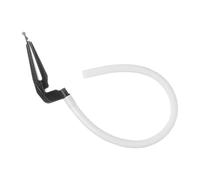 PETSOLA Tube de Remplissage de Toilette Kit D'Installation Comprenant Tuyau En Caoutchouc Clip de Valve et Accessoires pour Réservoir Universel Adapté pour Le, Blanc