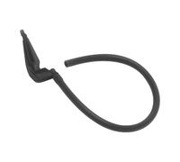 PETSOLA Tube de Remplissage de Toilette Kit D'Installation Comprenant Tuyau En Caoutchouc Clip de Valve et Accessoires pour Réservoir Universel Adapté pour Le, Noir