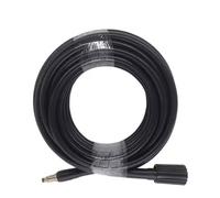 PETSOLA Tuyau Nettoyeur Haute Pression Armé Flexible Haute Pression Noir pour Nettoyage Extérieur, 8 Mètres