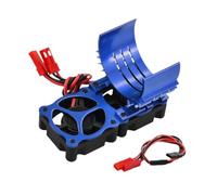 PETSOLA Ventilateur de Refroidissement pour Moteur de Voiture RC - Pièce Détachée Portable Haute Performance - Accessoire de Remplacement - Dissipateur, Bleu
