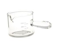 PETSOLA Verre à Expresso, Tasse à Lait, Poignée Anti-brûlure, Mini-carafe Multifonctionnelle pour, verre clair et L