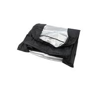 PETSTIBLE Housse de protection pour tondeuse à gazon Oxford 210D imperméable et solaire 195 x 108 x 66 cm