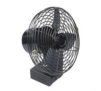 PETSTIBLE Ventilateur de tente portable rechargeable en métal de 20,3 cm, ventilateur de bureau silencieux USB pour caravane, bureau, chambre à coucher (15,2 cm)