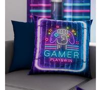 PETTI Artigiani Italiani - 2 Taies d’Oreiller 50x50 cm en Microfibre, Coussins Décoratifs Chambre, Salon, Lot de 2 Housses de Coussin, Taie Gamer, 100% Made in Italy